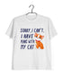 Aaramkhor Specials Cats I HAVE PLANS WITH MY CAT Custom Printed Graphic Design T-Shirt for Women