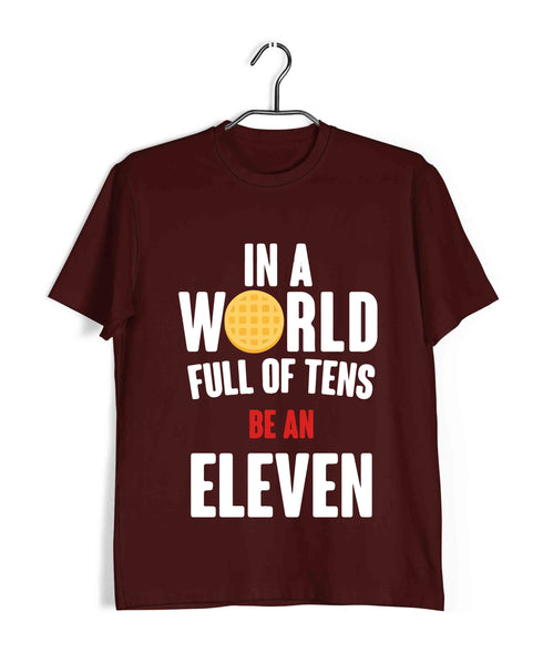 2 TV SERIES IN A WORLD FULL OF TENS, BE AN ELEVEN Custom Printed Graphic Design T-Shirt for Men