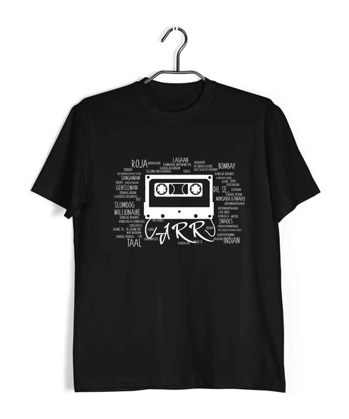 Tamil A R RAHMAN CASSETTE Tamil Casual Graphic Printed T-Shirt for Men