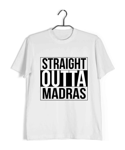 Straight outta madras Tamil Casual Graphic Printed T-Shirt for Men