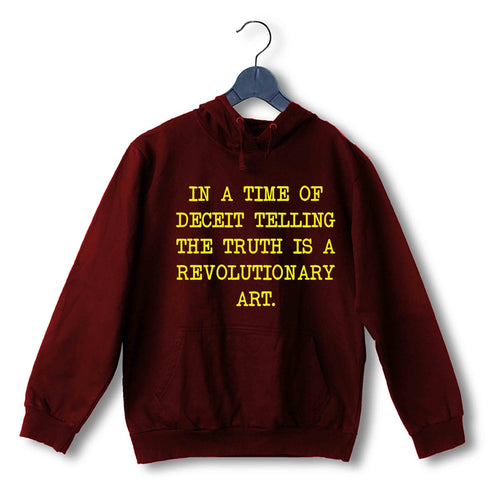 George Orwell Books George Orwell In a time of deceit telling the truth is a revolutionary act. UNISEX HOODIE Sweatshirts