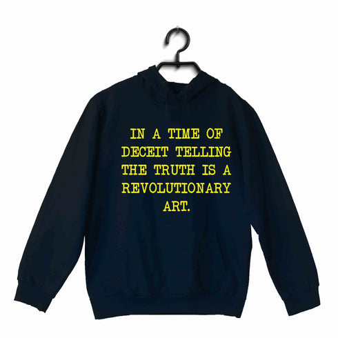 George Orwell Books George Orwell In a time of deceit telling the truth is a revolutionary act. UNISEX HOODIE Sweatshirts