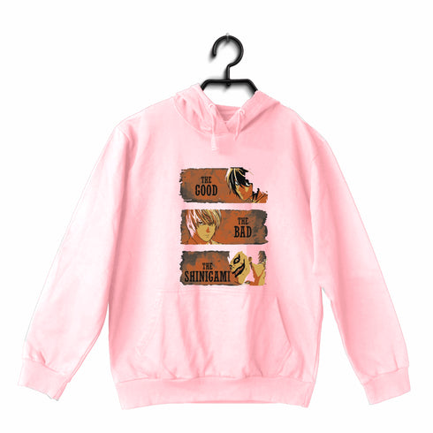 3 THE GOOD THE BAD THE SHINIGAMI Web Series Death Note Hooded SweatShirts