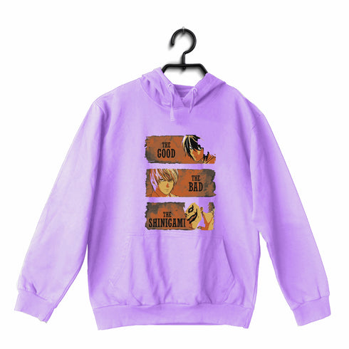3 THE GOOD THE BAD THE SHINIGAMI Web Series Death Note Hooded SweatShirts
