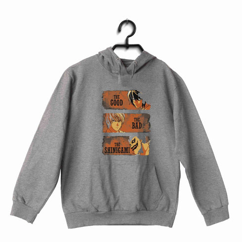 Comics Death Note THE GOOD THE BAD THE SHINIGAMI UNISEX HOODIE Sweatshirts