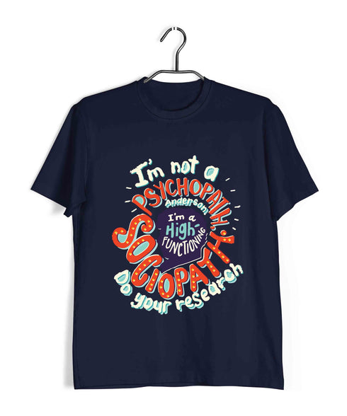 6 TV Series HIGH FUNCTIONING SOCIOPATH Custom Printed Graphic Design T-Shirt for Women