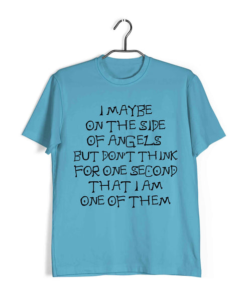 4 NOT AN ANGEL TV Series Casual Graphic Printed T-Shirt for Men