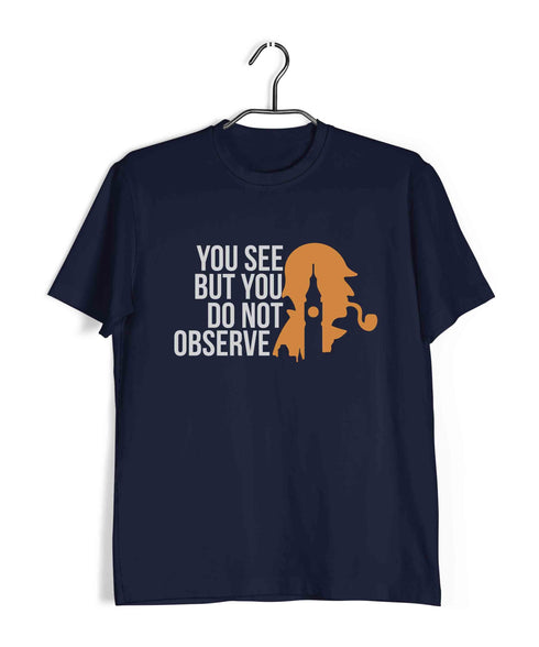 2 You see but do not observe TV Series Casual Graphic Printed T-Shirt for Men