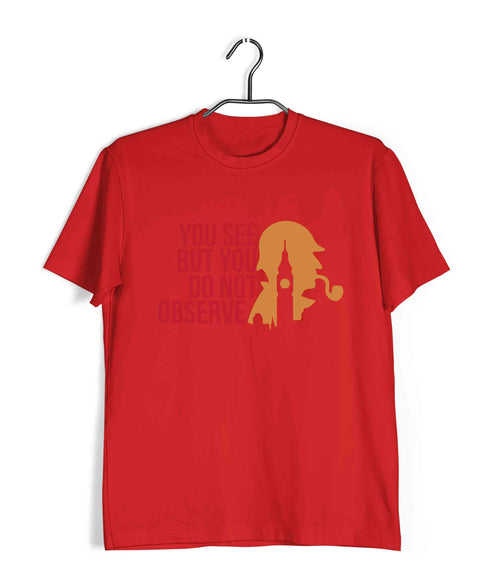 2 You see but do not observe TV Series Casual Graphic Printed T-Shirt for Men