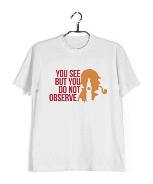 2 You see but do not observe TV Series Casual Graphic Printed T-Shirt for Men