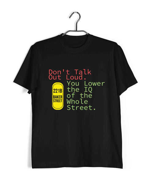 5 TV Series Don't Talk Out Loud. You Lower the IQ of the Whole Street Custom Printed Graphic Design T-Shirt for Women