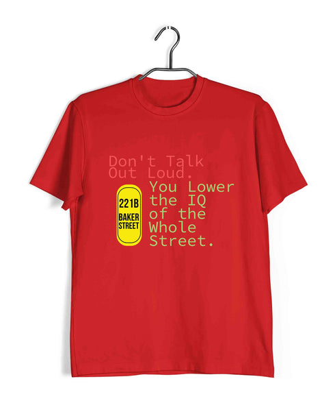 5 TV Series Don't Talk Out Loud. You Lower the IQ of the Whole Street Custom Printed Graphic Design T-Shirt for Women
