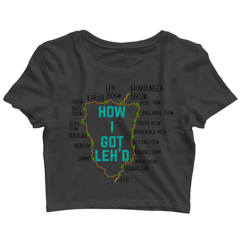 Travel Wanderlust Everybody needs Vitamin Sea Custom Printed Graphic Design Crop Top T-Shirt for Women