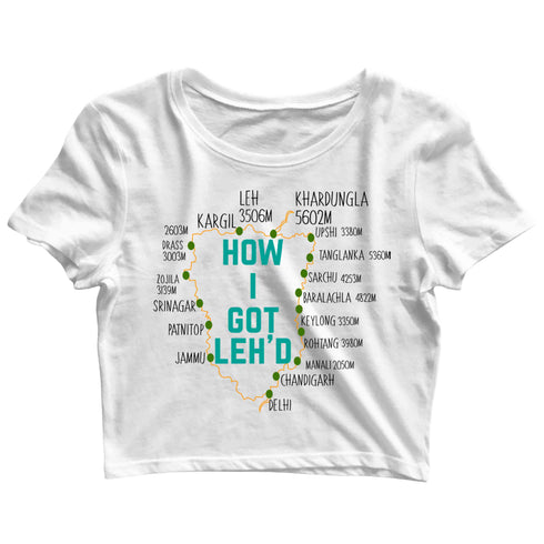 Travel Wanderlust Everybody needs Vitamin Sea Custom Printed Graphic Design Crop Top T-Shirt for Women