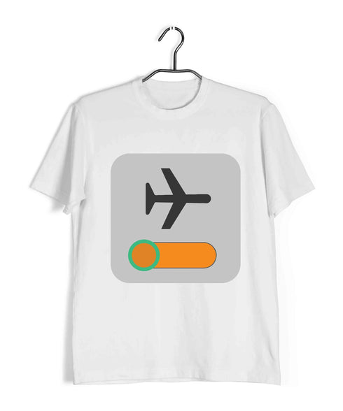 Travel AIRPLANE MODE - ON Travel Casual Graphic Printed T-Shirt for Men