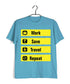 Travel WORK SAVE TRAVEL REPEAT Travel Casual Graphic Printed T-Shirt for Men