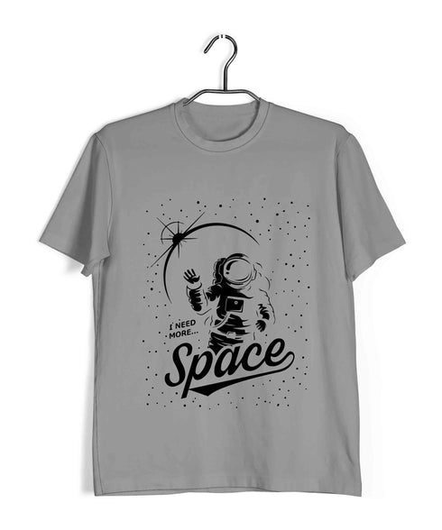 Travel Pop Culture NEED MORE SPACE Travel Casual Graphic Printed T-Shirt for Men