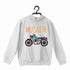 Biker Travel Travel MUSAFIR ENGLISH - WITH BIKE UNISEX HOODIE Sweatshirts