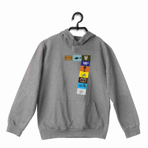 Cricket Cricket DHONI 7 UNISEX HOODIE Sweatshirts