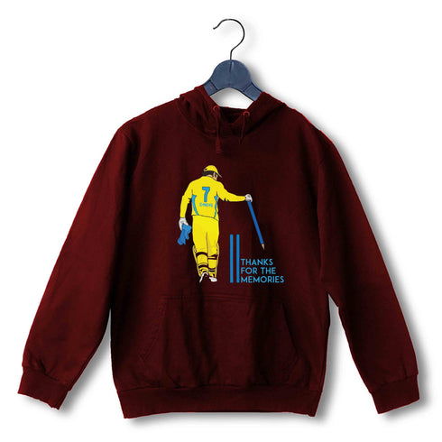 Cricket Cricket Dhoni - thank you for the memories UNISEX HOODIE Sweatshirts