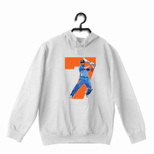 Cricket Cricket DHONI 7 UNISEX HOODIE Sweatshirts