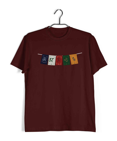 Travel LADAKH FLAG Travel Casual Graphic Printed T-Shirt for Men