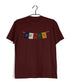 Travel LADAKH FLAG Travel Casual Graphic Printed T-Shirt for Men