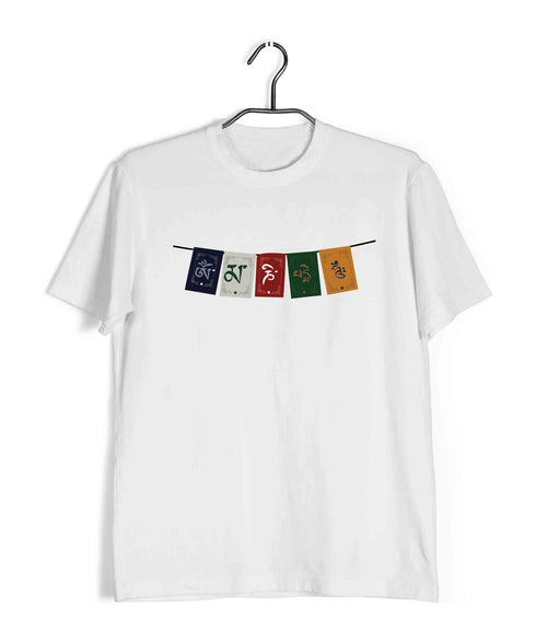Travel LADAKH FLAG Travel Casual Graphic Printed T-Shirt for Men