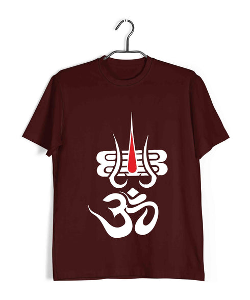 Spirituality Shiva OM WITH TILAK Custom Printed Graphic Design T-Shirt for Women