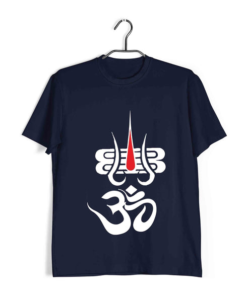 Spirituality Shiva OM WITH TILAK Custom Printed Graphic Design T-Shirt for Women