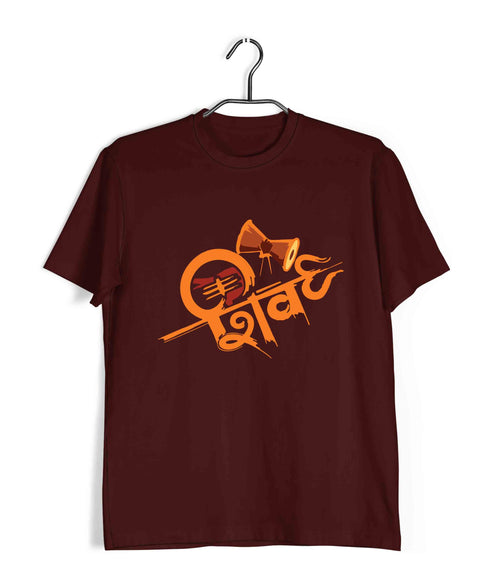 Sprituality Shiva SHIVA TRISHUL DAMRU Custom Printed Graphic Design T-Shirt for Women