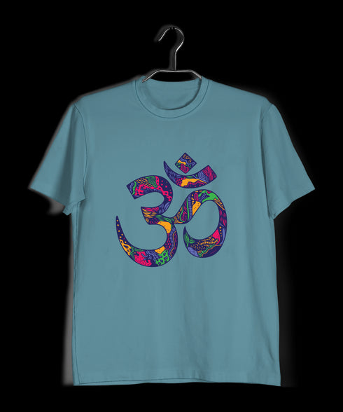 Aaramkhor OM COLORFULL Spiritual Shiva Mens TShirts