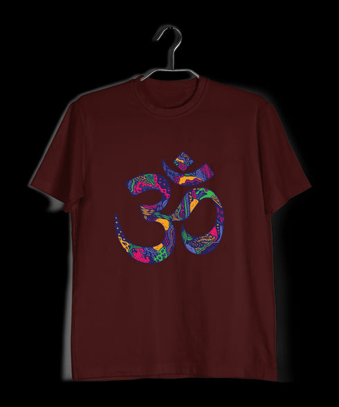 Aaramkhor OM COLORFULL Spiritual Shiva Mens TShirts