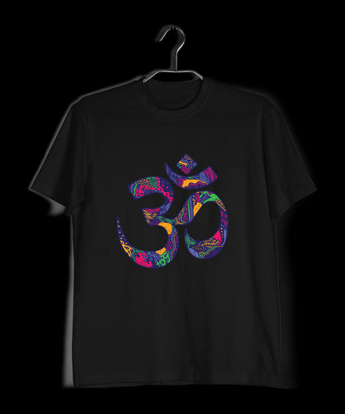 Aaramkhor OM COLORFULL Spiritual Shiva Mens TShirts