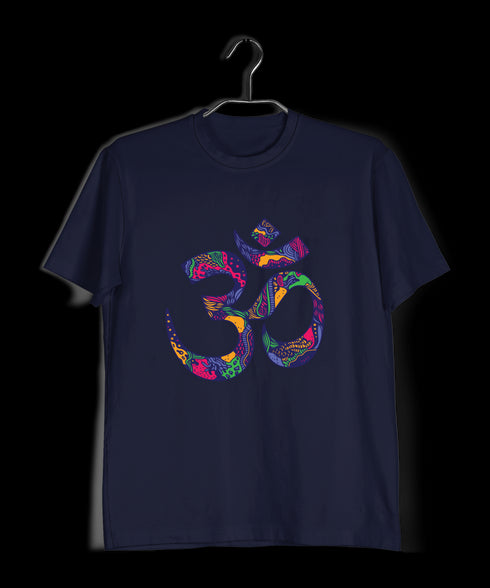 Aaramkhor OM COLORFULL Spiritual Shiva Mens TShirts