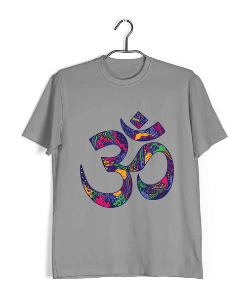 Spirituality Shiva OM COLORFULL Custom Printed Graphic Design T-Shirt for Women