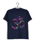 Spirituality Shiva OM COLORFULL Custom Printed Graphic Design T-Shirt for Women