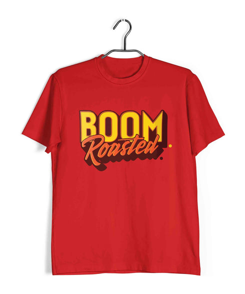 3 TV Series BOOM. ROASTED Custom Printed Graphic Design T-Shirt for Men