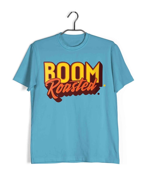 3 TV Series BOOM. ROASTED Custom Printed Graphic Design T-Shirt for Men