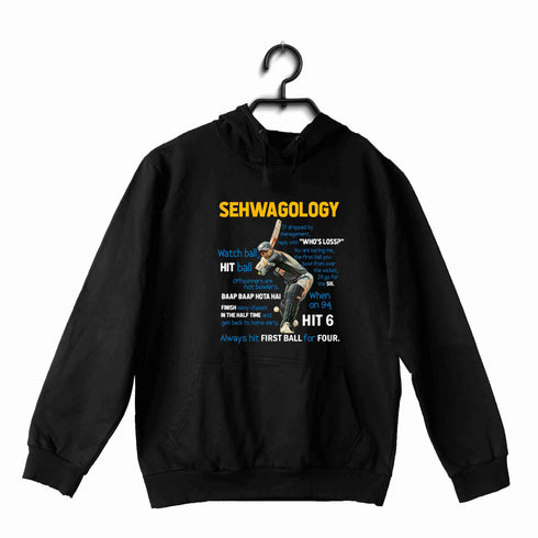 Cricket Team India Sehwagology UNISEX HOODIE Sweatshirts