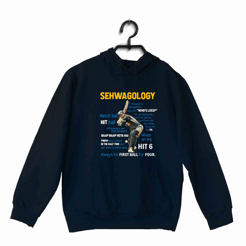 Cricket Team India Sehwagology UNISEX HOODIE Sweatshirts