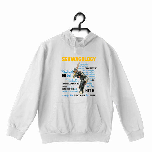 Cricket Team India Sehwagology UNISEX HOODIE Sweatshirts
