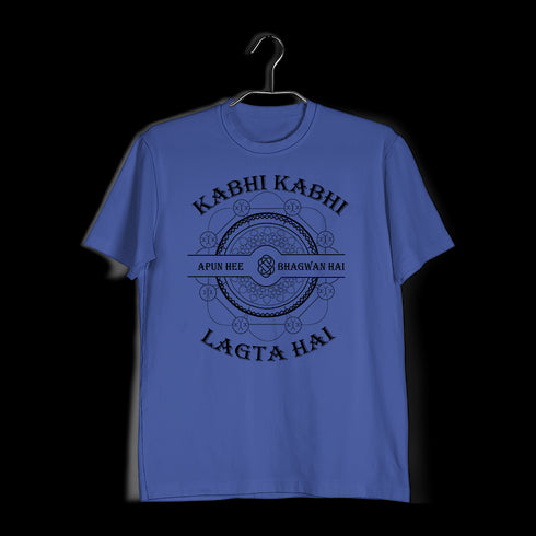 2 TV Series Kabhi Kabi Lagta Hai Apun hi Bhagwan Hai Custom Printed Graphic Design T-Shirt for Men