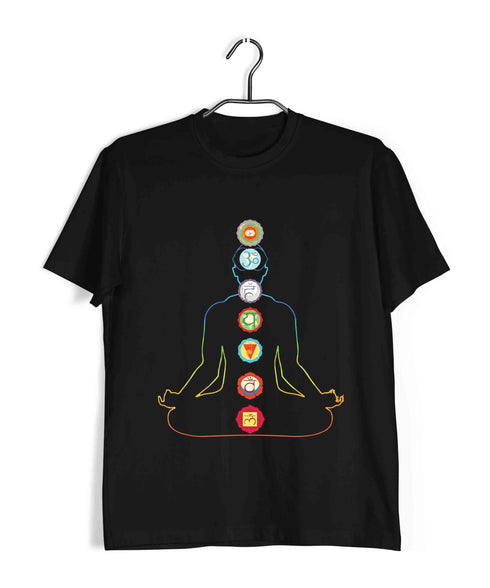 Sprituality Shiva OM CHAKRA Custom Printed Graphic Design T-Shirt for Women