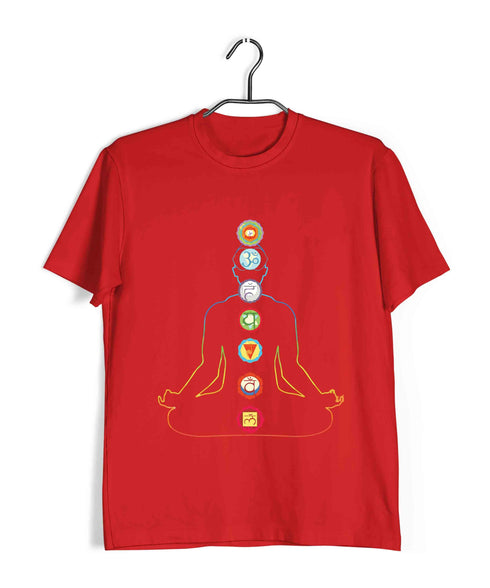 Sprituality Shiva OM CHAKRA Custom Printed Graphic Design T-Shirt for Women