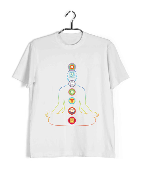 Sprituality Shiva OM CHAKRA Custom Printed Graphic Design T-Shirt for Women