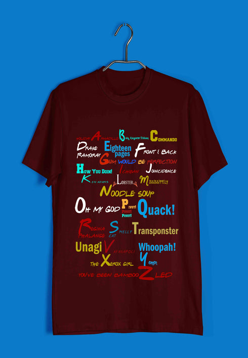 2 TV Series A-Z Custom Printed Graphic Design T-Shirt for Men