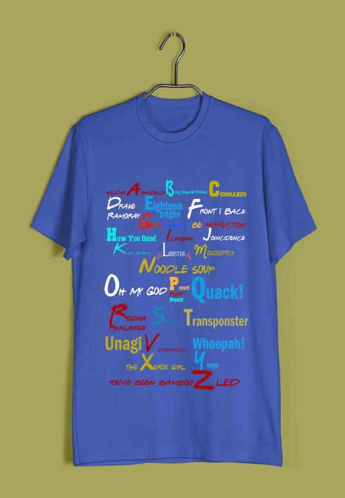 2 TV Series A-Z Custom Printed Graphic Design T-Shirt for Men