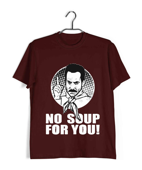 5 NO SOUP FOR YOU TV Series Casual Graphic Printed T-Shirt for Men