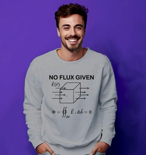 Aaramkhor I DON'T GIVE A FLUX PHYSICS Science, Nerd, Geeky winter 23 Unisex Sweatshirts